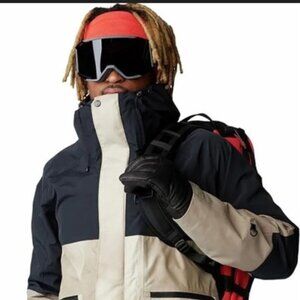 NEW Mountain Hardwear Men's First Tracks Jacket Badlands/Dunes/Black